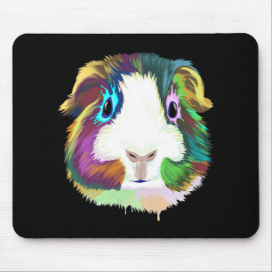 Splash Guinea Pig Mouse Pad