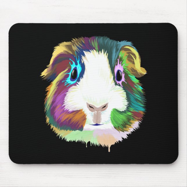 Splash Guinea Pig Mouse Pad (Front)