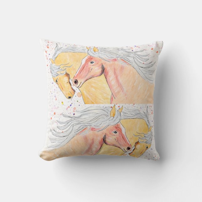Splash Horse Cushion (Front)