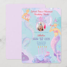 Splash Into a Mermaid Birthday Bash!