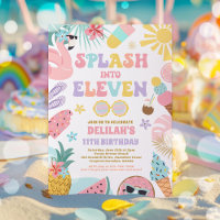 Splash Into Eleven Tropical Beach 11th Birthday
