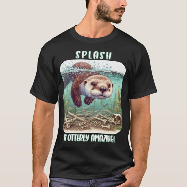 Splash is Otterly Amazing! T-Shirt (Front)