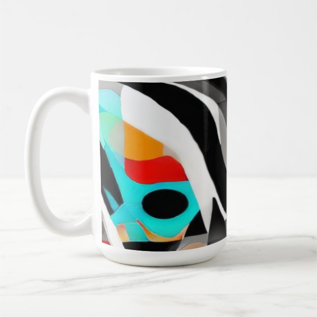 Splash Modern Art Coffee Mug (Left)