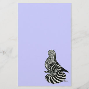 Splash Muffed Tumbler Pigeon Stationery