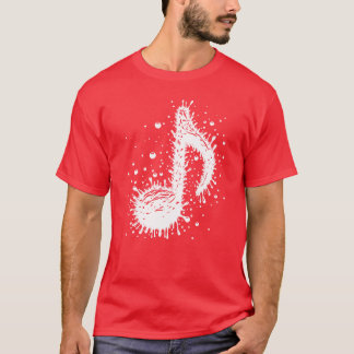 Splash Music Notes Drops friend T-Shirt