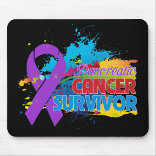 Splash of Color - Pancreatic Cancer Survivor Mouse Pad