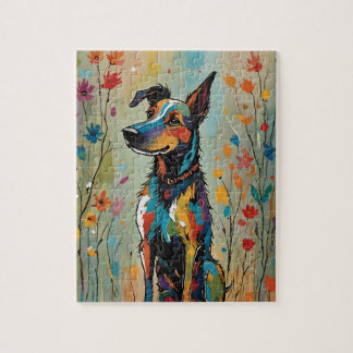 Splash of Colour Dog Puzzle