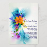 Splash of Colour Invitation
