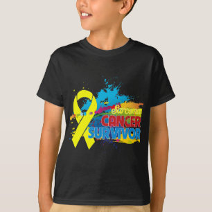 Splash of Colour - Sarcoma Survivor T-Shirt