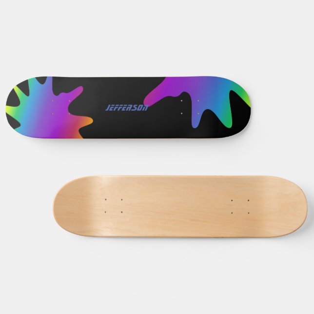 Splash of colour skateboard (Horz)