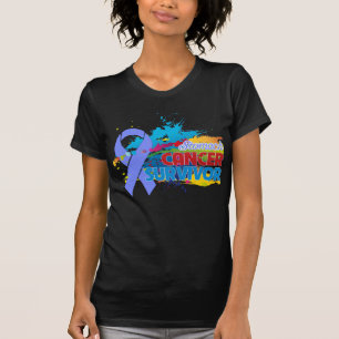 Splash of Colour - Stomach Cancer Survivor T-Shirt