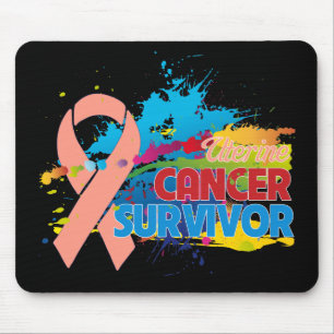 Splash of Colour - Uterine Cancer Survivor Mouse Pad