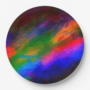 Splash of Colours Paper Plate