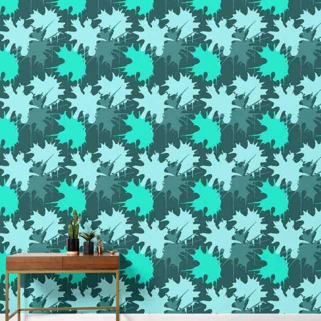 Splash of colours wallpaper (Hallway)