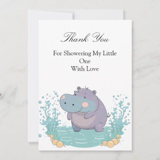 Splash of Joy, Little Hippo Invitation