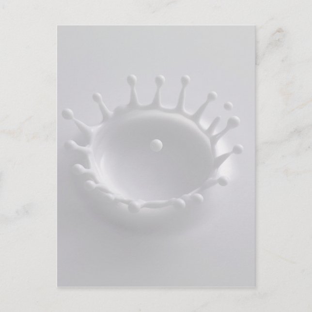 Splash of Milk Postcard (Front)