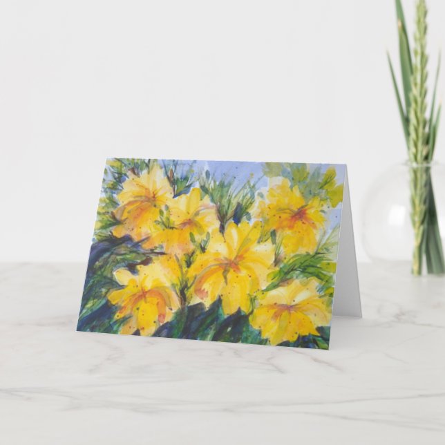 Splash of Yellow Notecard (Front)