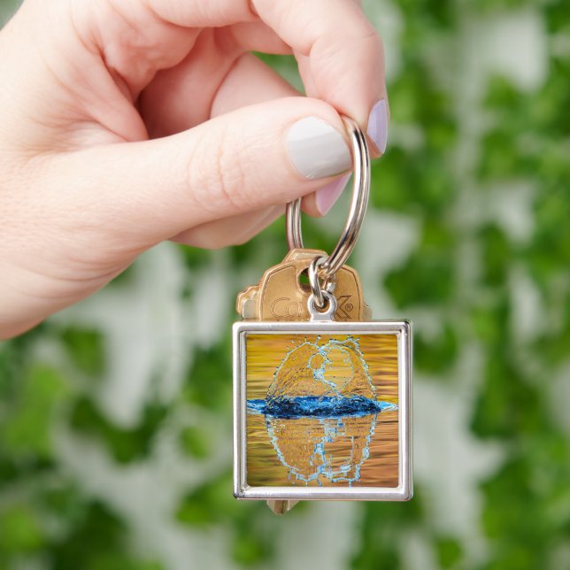 Splash on a fall evening key ring (Hand)