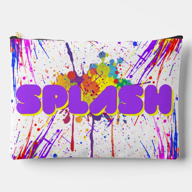 splash paint accessory pouch (Front)