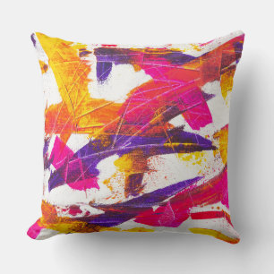 splash paint cushion