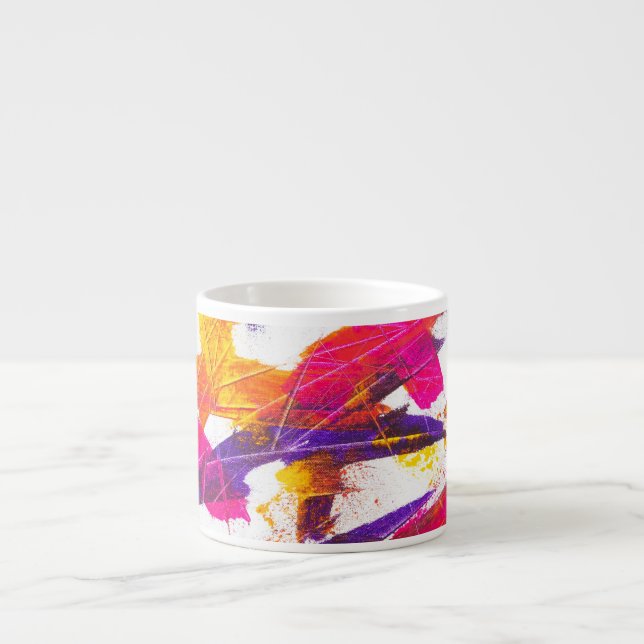 splash paint espresso cup (Front)