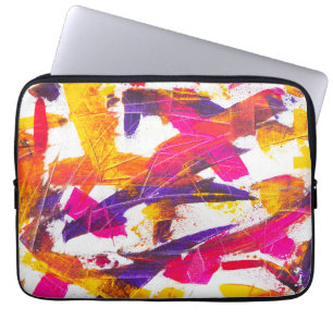 splash paint laptop sleeve