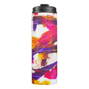 splash paint thermal tumbler