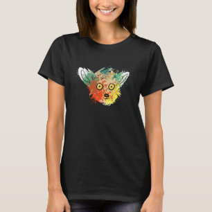 Splash Ring tailed Lemur Madagascar Lemurs T-Shirt