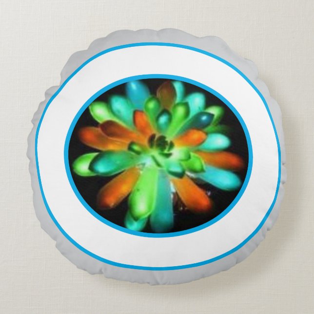 "SPLASH" round pillow (Front)