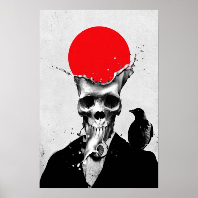 Splash Skull Poster (Front)