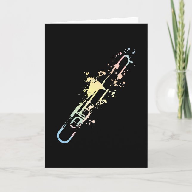 Splash Trombone Card (Front)