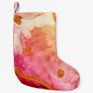 Splash Valley. Natural luxury. Royal art. Oriental Small Christmas Stocking