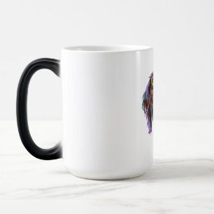Splash Wirehaired Pointing Griffon Dog Magic Mug