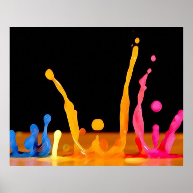 Splashes of Colour Poster (Front)
