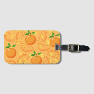 Splashes of Orange Luggage Tag