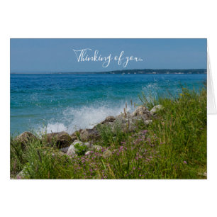 Splashing At Mackinac Thinking Of You Card