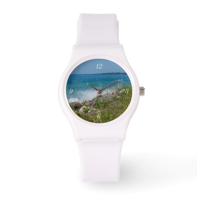 Splashing At Mackinac Watch (Front)