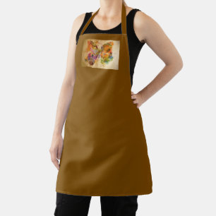 “Splashy Butterfly” Medium Size Apron
