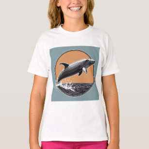 Splashy Dolphin Delight Tee Designs t-shirt 