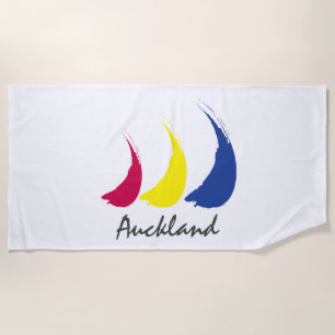 Splashy Sails_Paint-The-Wind_Auckland Beach Towel