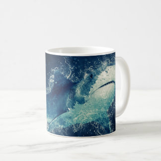 Splashy Shark Coffee Mug
