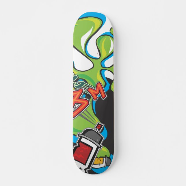 Splat Graffiti Skateboard (Front)