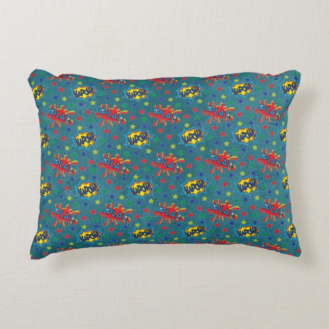 Splat Kapow Decorative Cushion (Front)