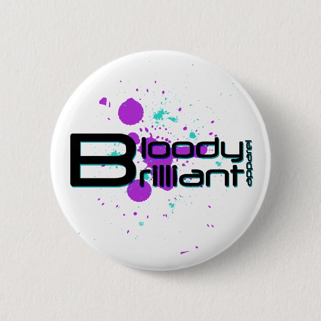 splat logo 6 cm round badge (Front)