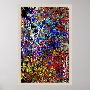 Splat Of Colour Poster