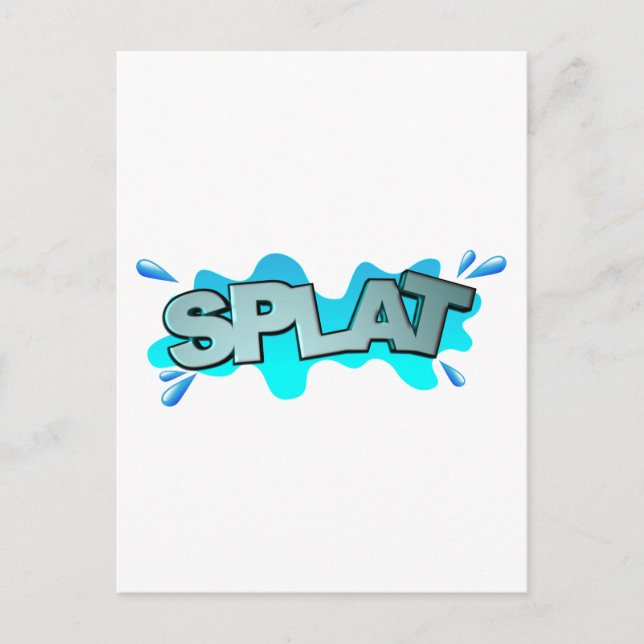 Splat Postcard (Front)