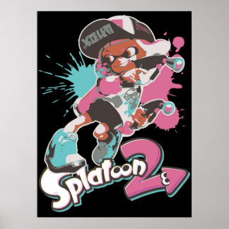 Splatoon 2 Inkling Girl Poster