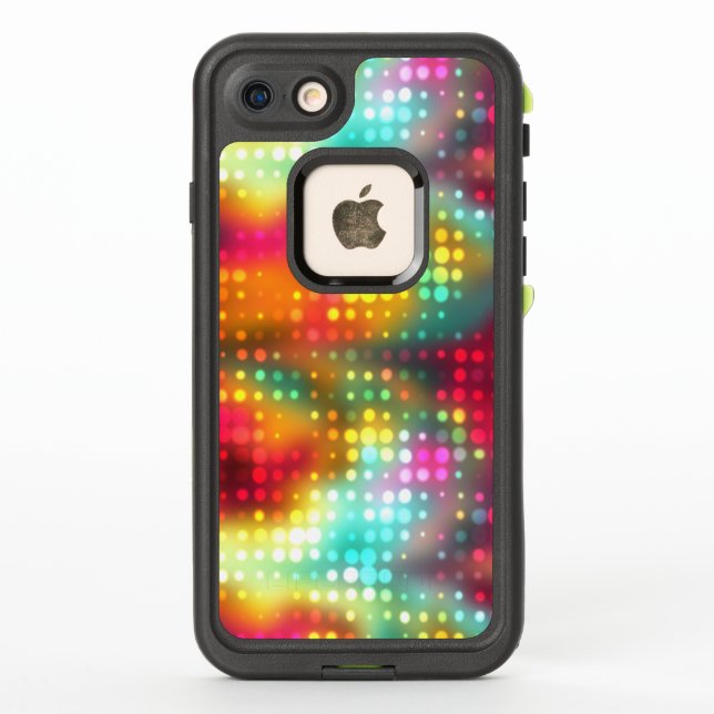 Splats from Rainbow of Rain Abstract LifeProof iPhone Case (Back)
