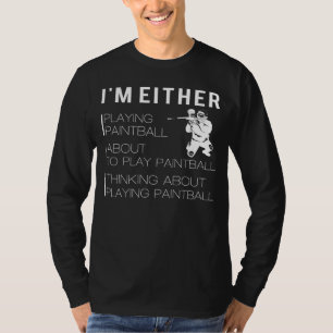 Splatter and Laughter: Funny Paintball T-Shirt