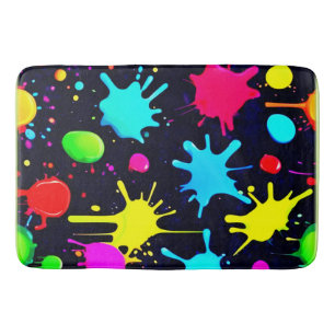 Splatter Art Burst Bath Mat